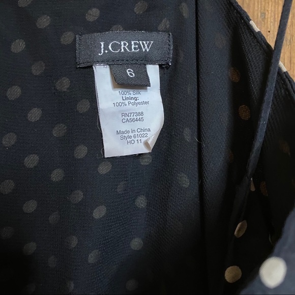J Crew Silk Polka Dot Dress - Picture 3 of 5